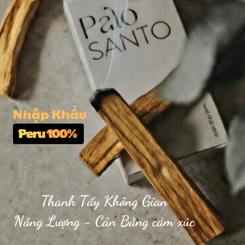 Gỗ Palo Santo Dạng Thanh TAROT NHẬT MINH Thanh tẩy không gian, Hỗ trợ thiền Định