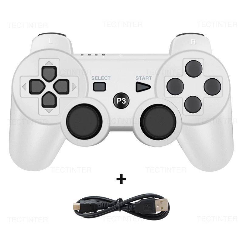 Bộ Điều Khiển Không Dây Bluetooth Cho PS3 PlayStation 3 DualShock Joystick Console Controle USB PC G
