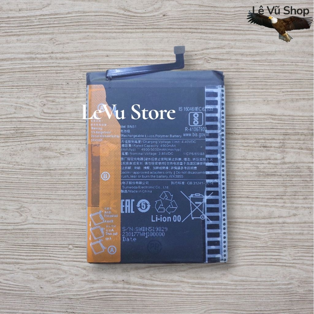 Pin Redmi 8 , Redmi 8A [BN51 / 5000mAh]