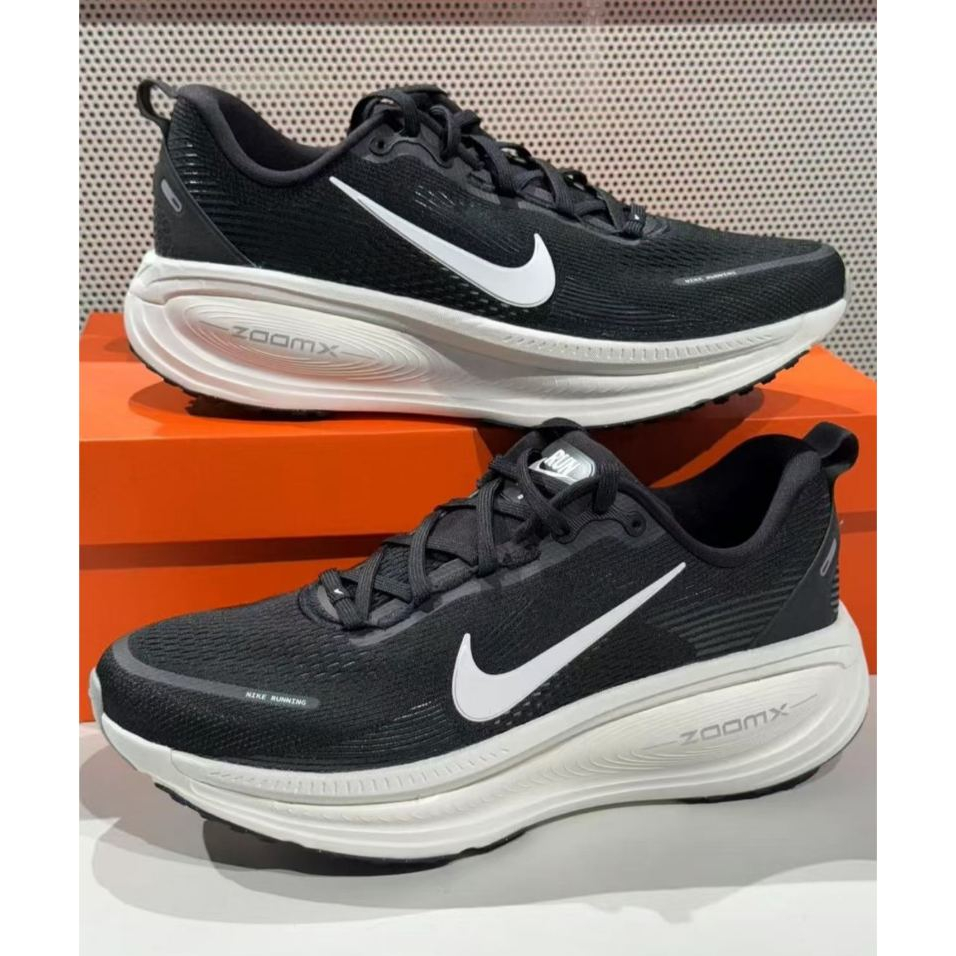 [Chính Hãng Authentic] Giày Chạy Bộ Vomero 18 Đen Trắng Nhẹ Êm Unisex