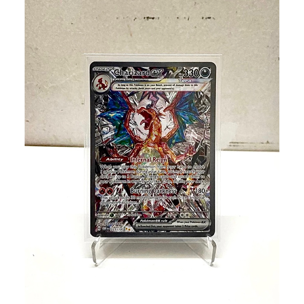 Thẻ Pokemon TCG English Obsidian Flames SIR Charizard [223/197]