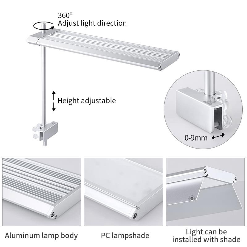 Đèn Thủy Sinh Week Aqua S Series - S300 Hiện Đại, Ánh Sáng Mạnh