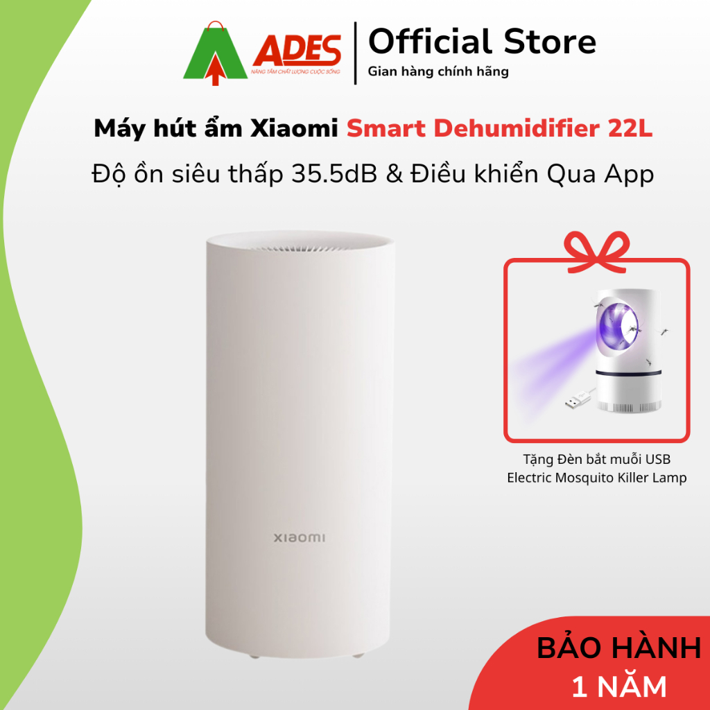 ✔️Máy hút ẩm thông minh Xiaomi 22L Xiaomi Smart Dehumidifier 22L BHR8121TH Độ ồn thấp✔️Chính Hãng ✔️