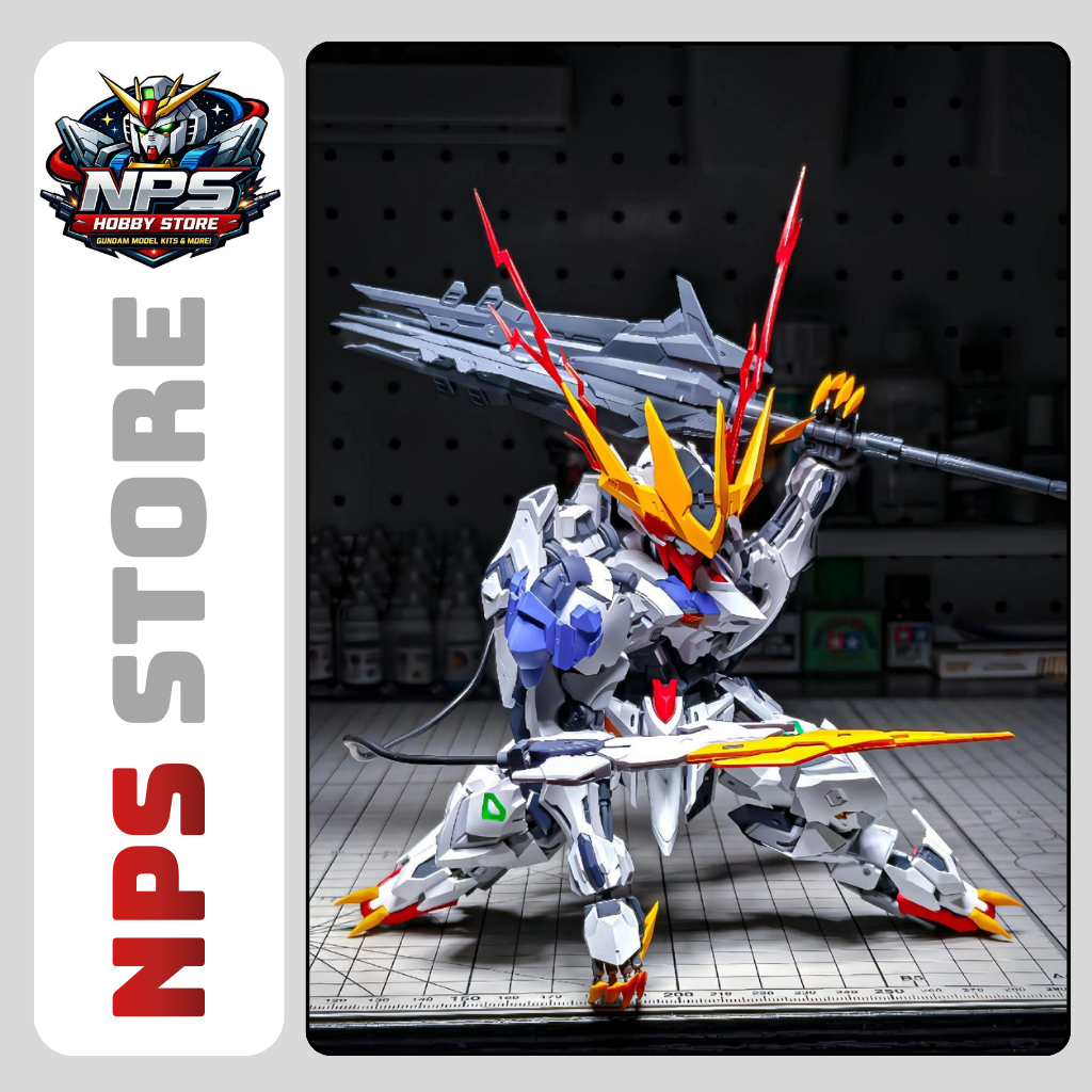 Mô hình lắp ráp MGSD Barbatos Lupus Rex - Tặng kèm effect và decal nước