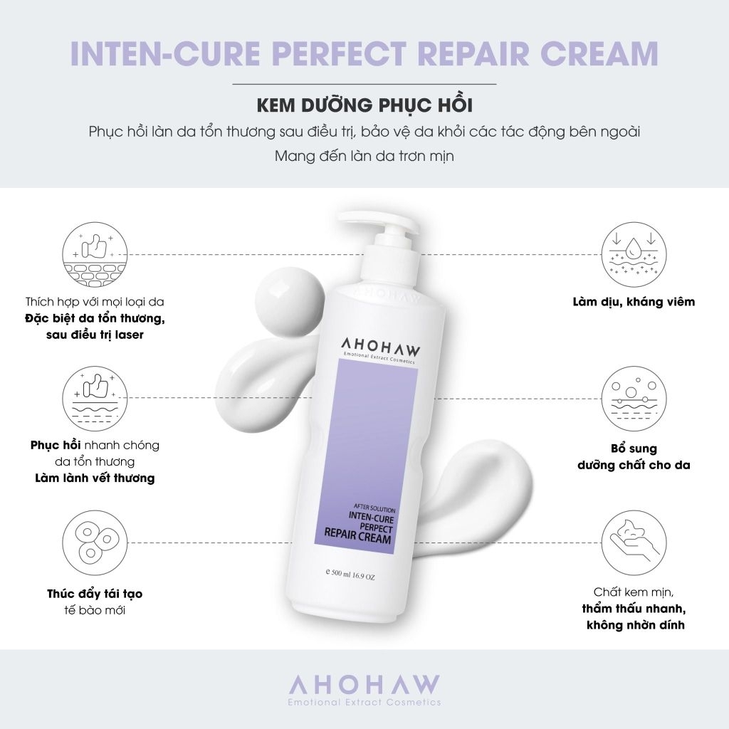 [ Chiết ] Kem Dưỡng B5 Ahohaw Perfect Repair Cream Siêu Phục Hồi Da