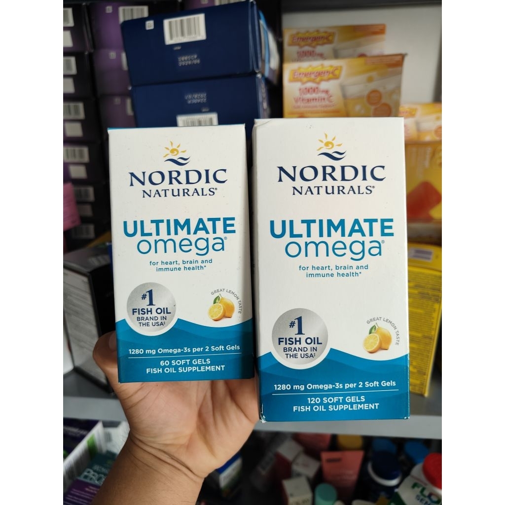 Dầu Cá Omega 3 Nordic Naturals Ultimate Omega  Lemon Flavour (Vị Chanh)