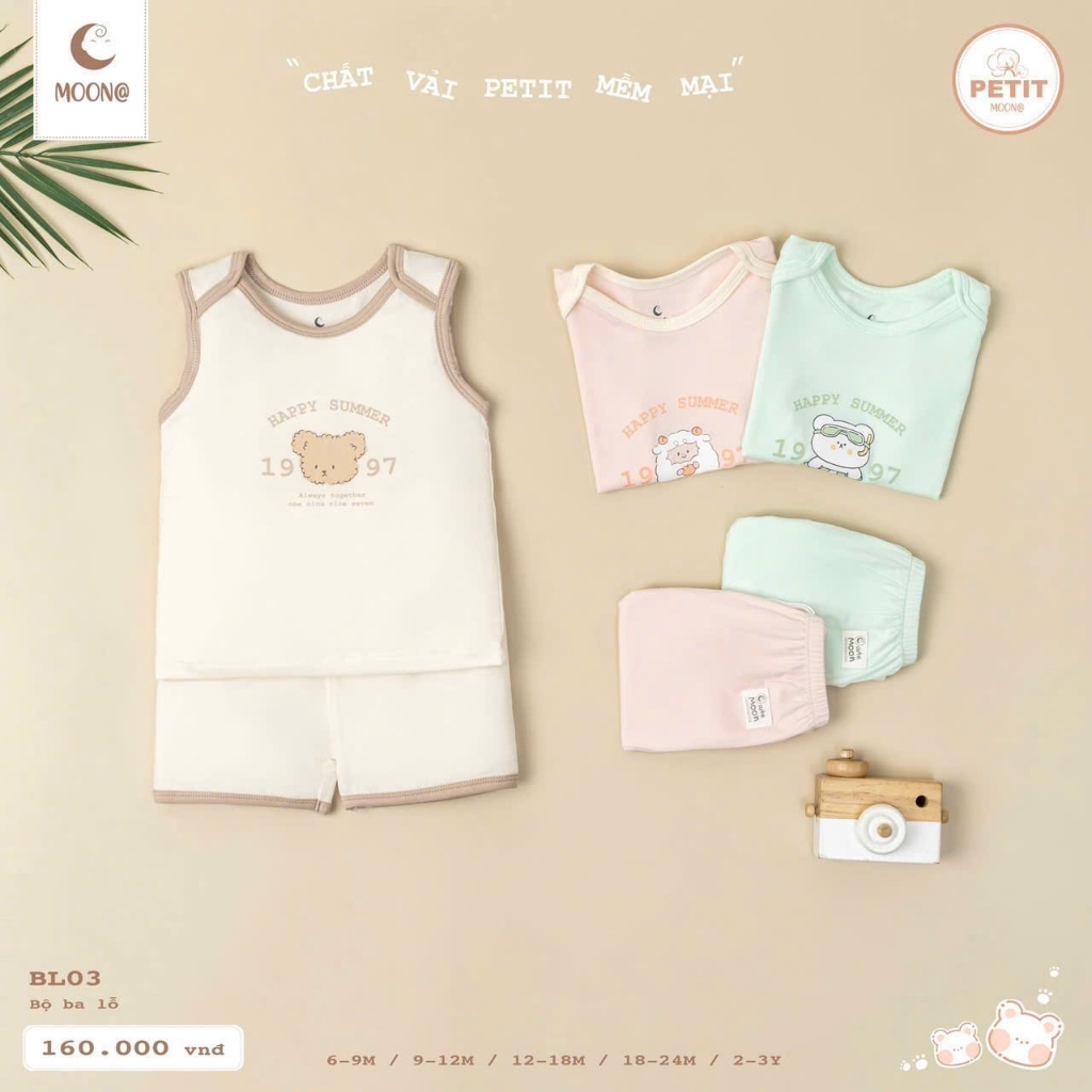 BỘ BA LỖ CHO BÉ MOON BL03