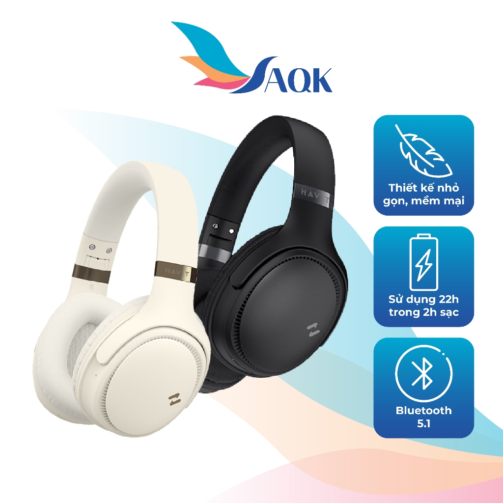 Tai nghe chụp tai Bluetooth Havit H630BT - Hàng chính hãng