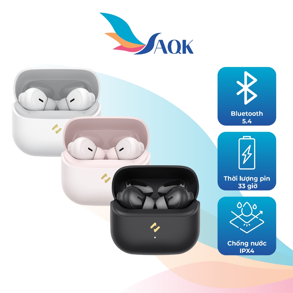 Tai nghe Bluetooth True Wireless Havit TW982 Life 01T - Kích thước nhỏ gọn, pin 33 giờ, chống ồn AI