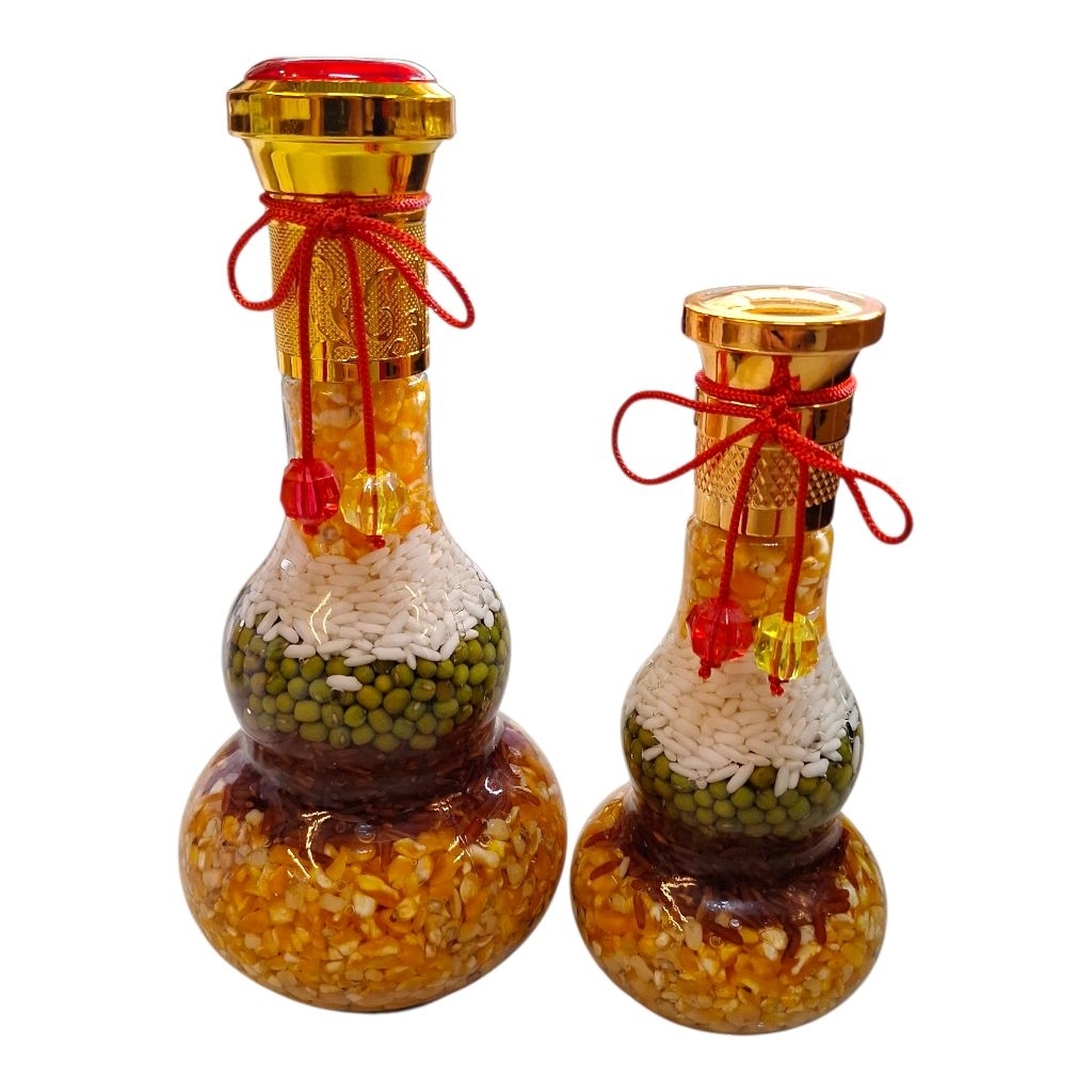 Hồ Lô Thủy Tinh Ngũ Cốc – Trấn Trạch, Chiêu Tài, Mang May Mắn Cho Gia Chủ