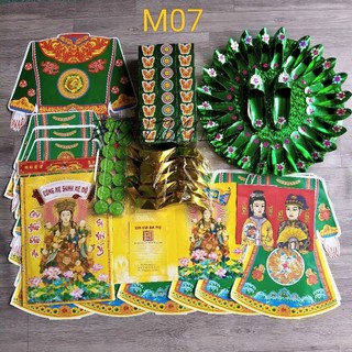 BỘ CÚNG MỤ MÀU XANH [ĐẦY THÁNG/THÔI NÔI ]