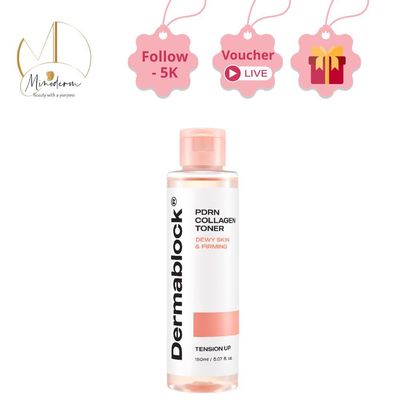 Toner Dermablock PDRN Collagen Toner cấp ẩm và căng bóng da