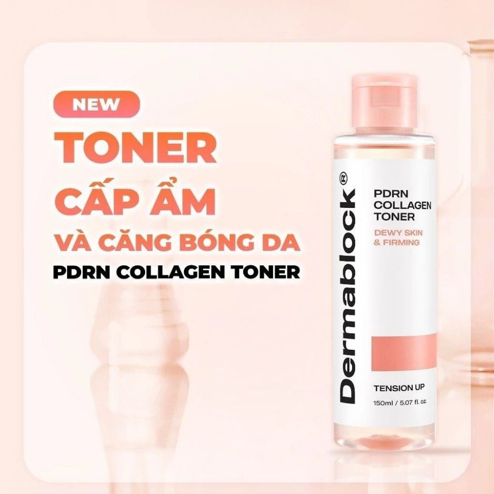 Ảnh 4 của Toner Dermablock PDRN Collagen Toner cấp ẩm và căng bóng da