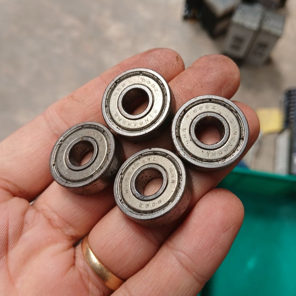 4 vòng bi 608 tháo máy, servo step trục 8 xịn