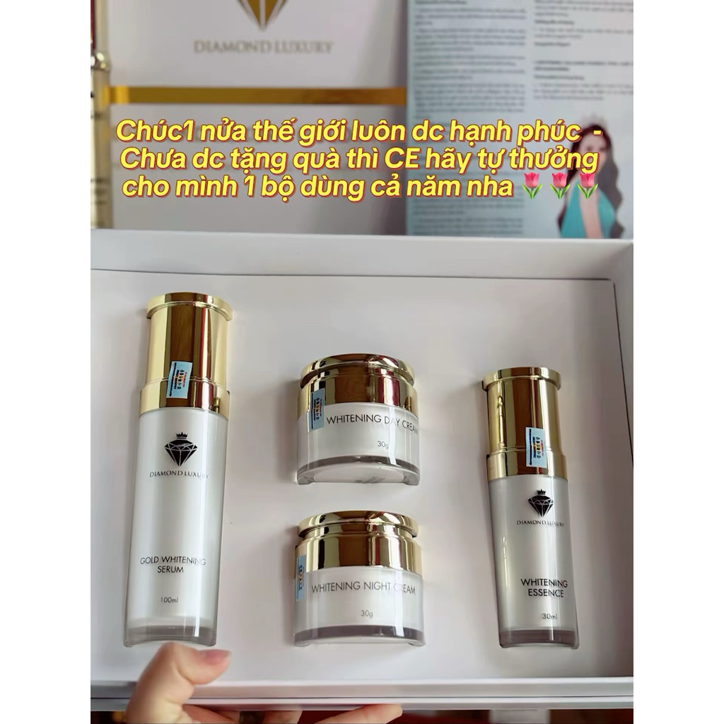 Bộ kem nám Diamond luxury 4 món