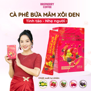 Cafe Bứa Mâm Xôi Đen BLACKBURN COFFEE Mẫu Mới 2026 - Hộp 15 Gói 16G