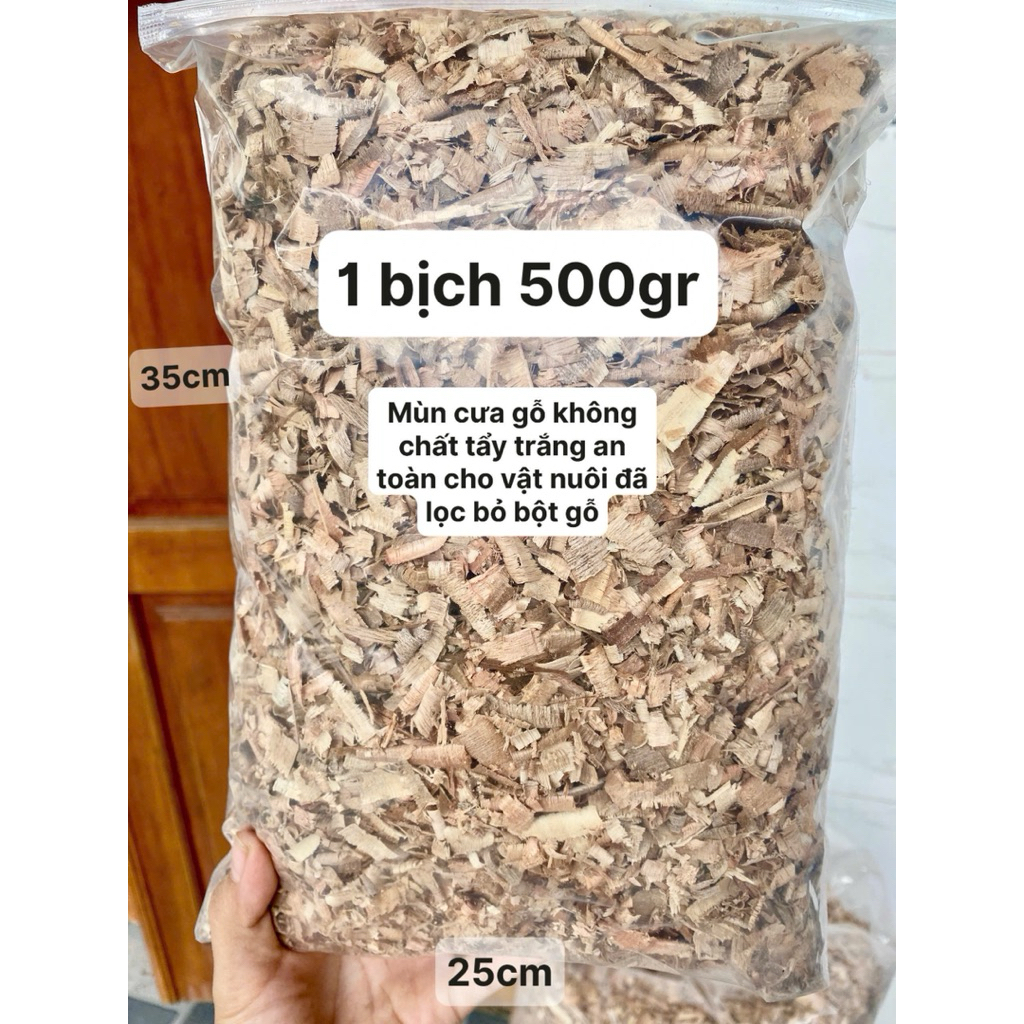 2Kg Mùn Cưa Dăm Gỗ tự nhiên(Không chất tẩy trắng) dùng lót chuồng Hamster Thỏ Bọ Chim Gà Khử Mùi An 