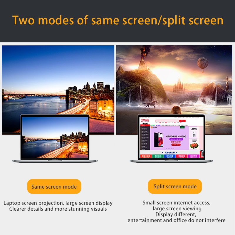 Đầu chuyển Type c ra màn hình HDMI/ Displayport hỗ trợ 4k60hz dùng cho M.A.C, laptop - HPS CTY023 | BigBuy360 - bigbuy360.vn