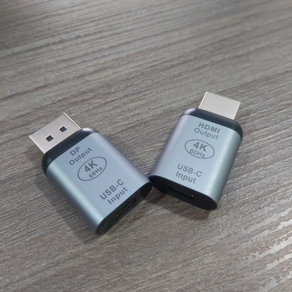 Đầu chuyển Type c ra màn hình HDMI/ Displayport hỗ trợ 4k60hz dùng cho M.A.C, laptop - HPS CTY023 | BigBuy360 - bigbuy360.vn