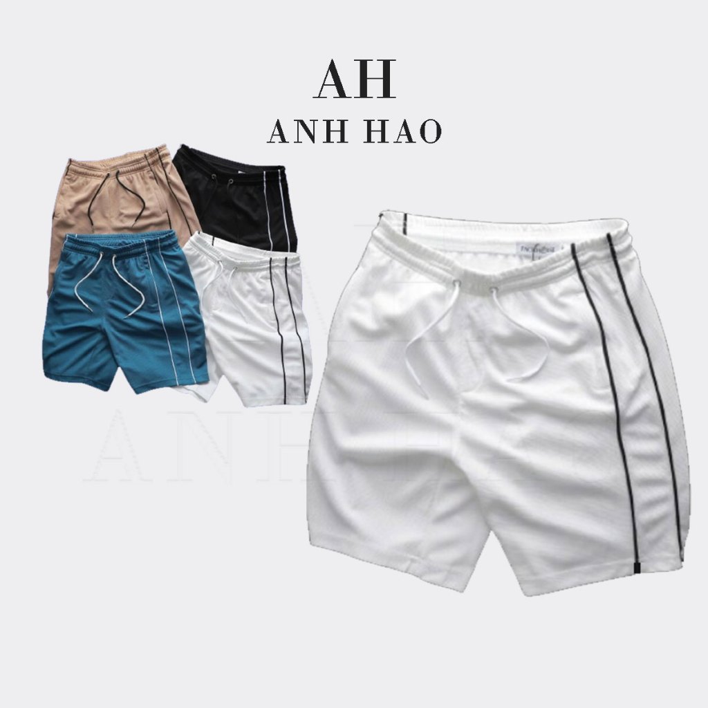 Quần short nam vải thun thun cotton tổ ong thể thao, năng động, cao cấp - Quần FAD | AH STUDIO