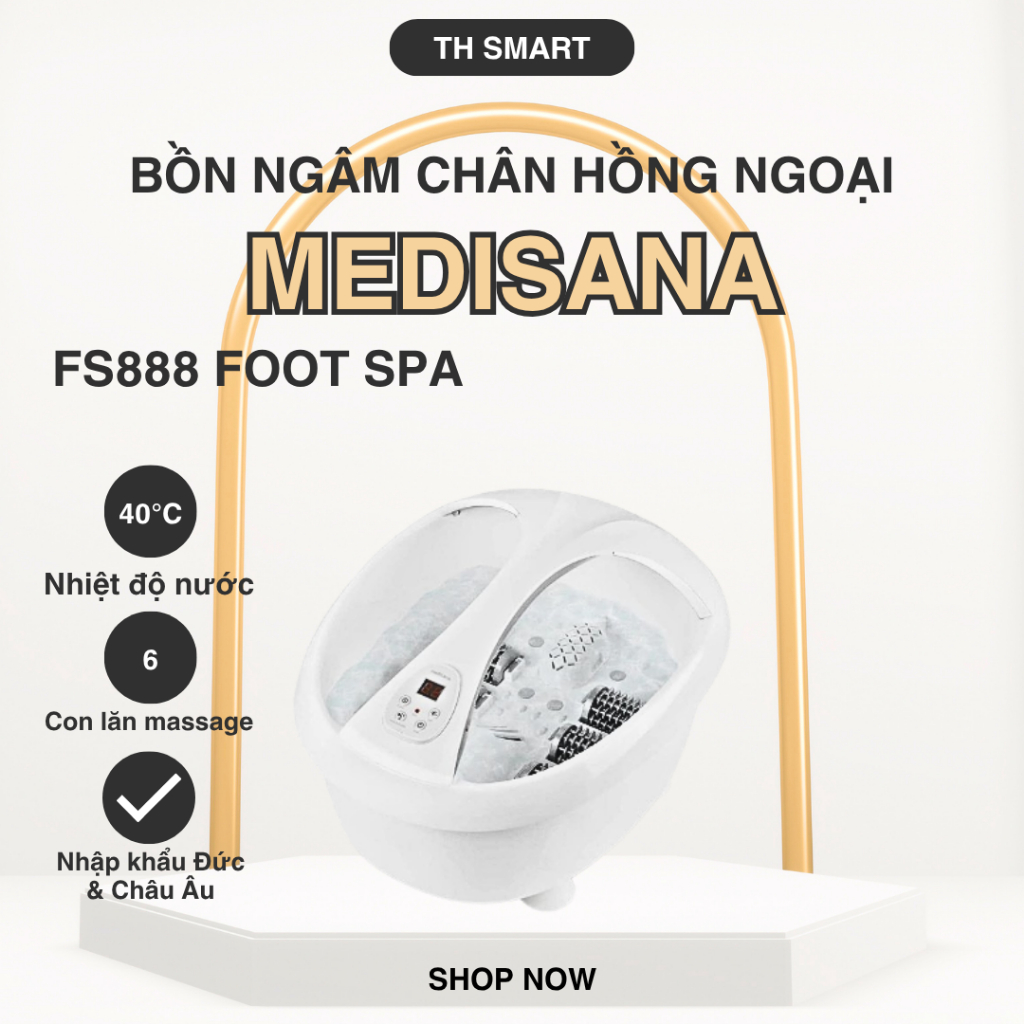 Bồn Ngâm Chân Massage Hồng Ngoại MEDISANA FS888 Foot Spa