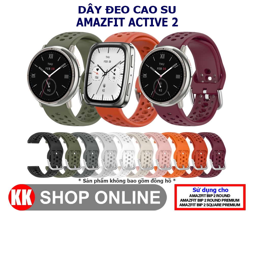 Dây đeo cao su Amazfit Active 2 Round / Active 2 Round Premium / Active 2 Square Premium