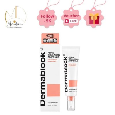 Tinh chất DERMABLOCK PDRN COLLAGEN AMPOULE căng bóng da.