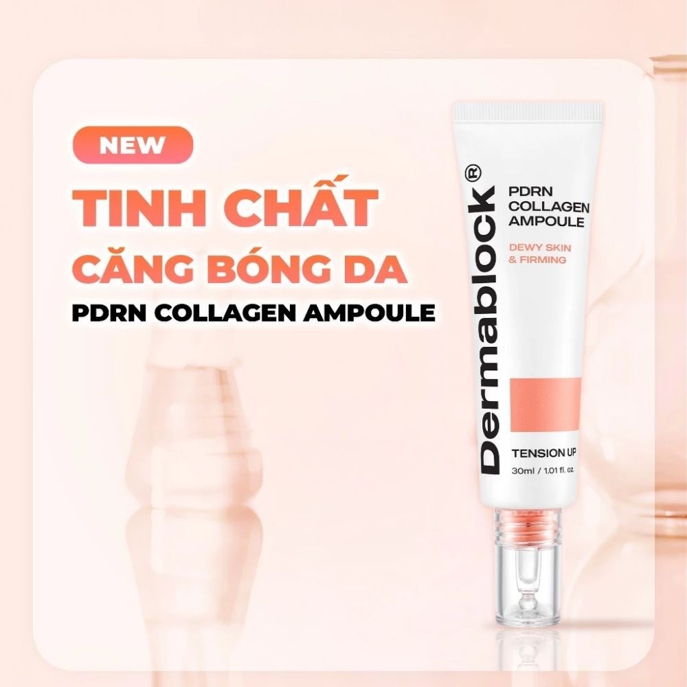 Ảnh 2 của Tinh chất DERMABLOCK PDRN COLLAGEN AMPOULE căng bóng da.