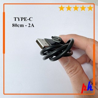 Cáp sạc micro usb 80cm 2A, Cáp sạc Type C 80cm 2A