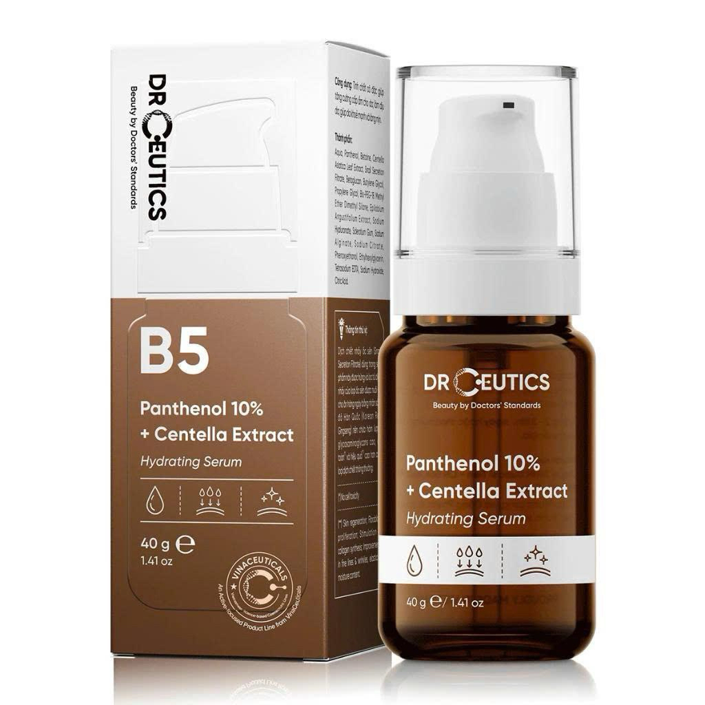 DRCEUTICS Serum B5 DrCeutics Cấp Ẩm Và Phục Hồi Da Dexpanthenol 10% + Centella Extract + HA (40g)