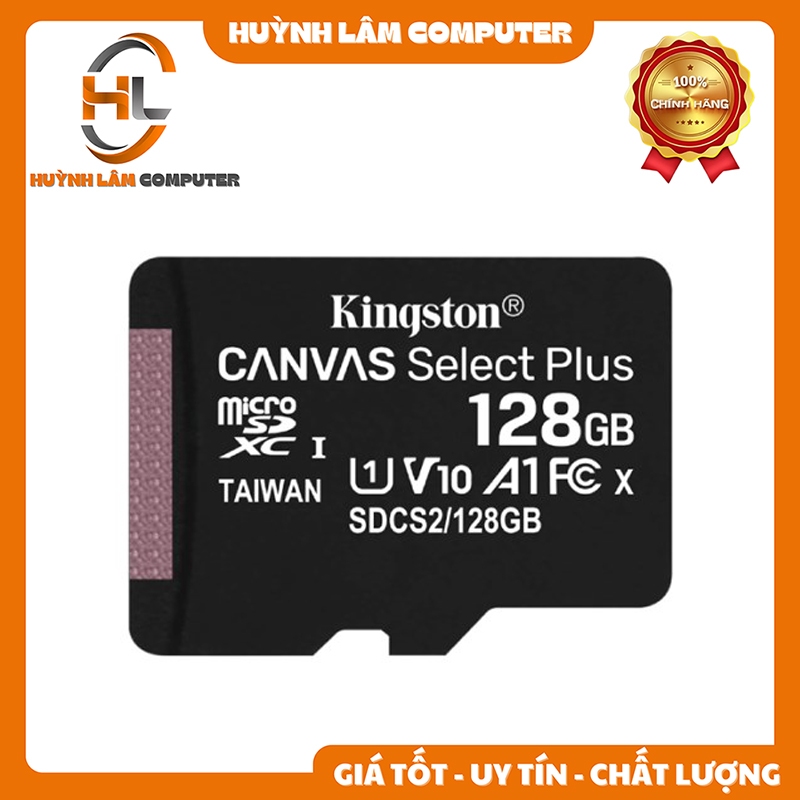 Thẻ nhớ microSD Kingston 128GB Class 10  - Chính Hãng