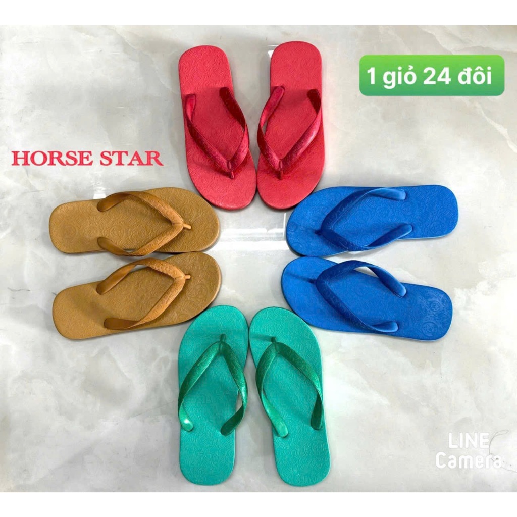 Dép Lào Thái Lan (Hàng loại 1/ Chính hãng) - Thương hiệu Horse Star Lào Hình Con Ngựa