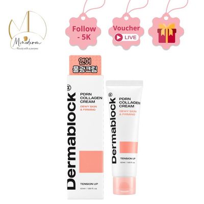 Kem dưỡng DERMABLOCK PDRN COLLAGEN CREAM dưỡng ẩm và căng bóng da.