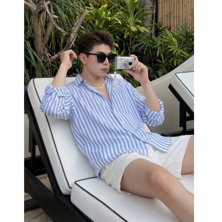 Áo Sơ Mi Kẻ Unisex Zaagat Studio Form Rộng SCATCHED LINEN SHIRT- Chất Liệu Linen Phù Hợp Mặc Dạo Phố, Đi Biển,Localbrand | BigBuy360 - bigbuy360.vn