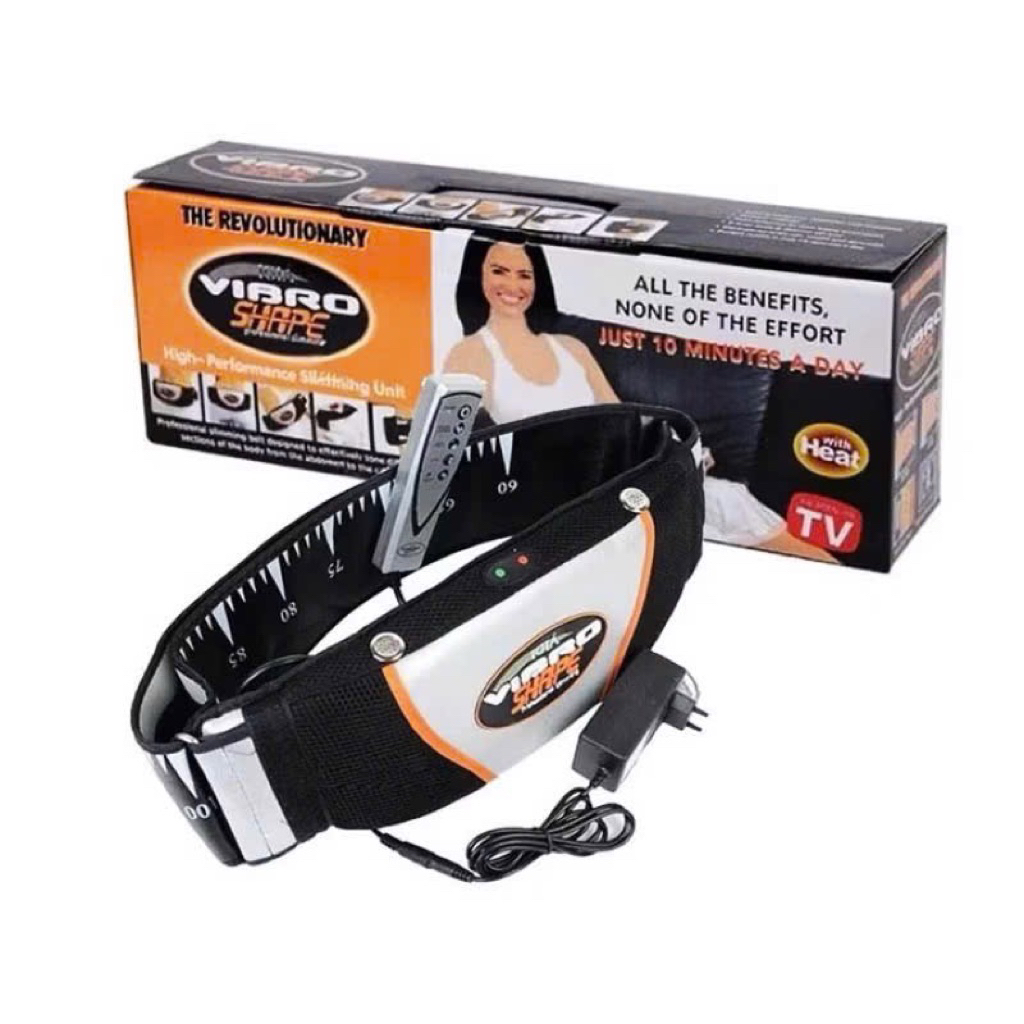 Đai Massage Vibro Shape Rung Cơ Học Giảm Mỡ Bụng Toàn Thân HIệu Quả An Toàn