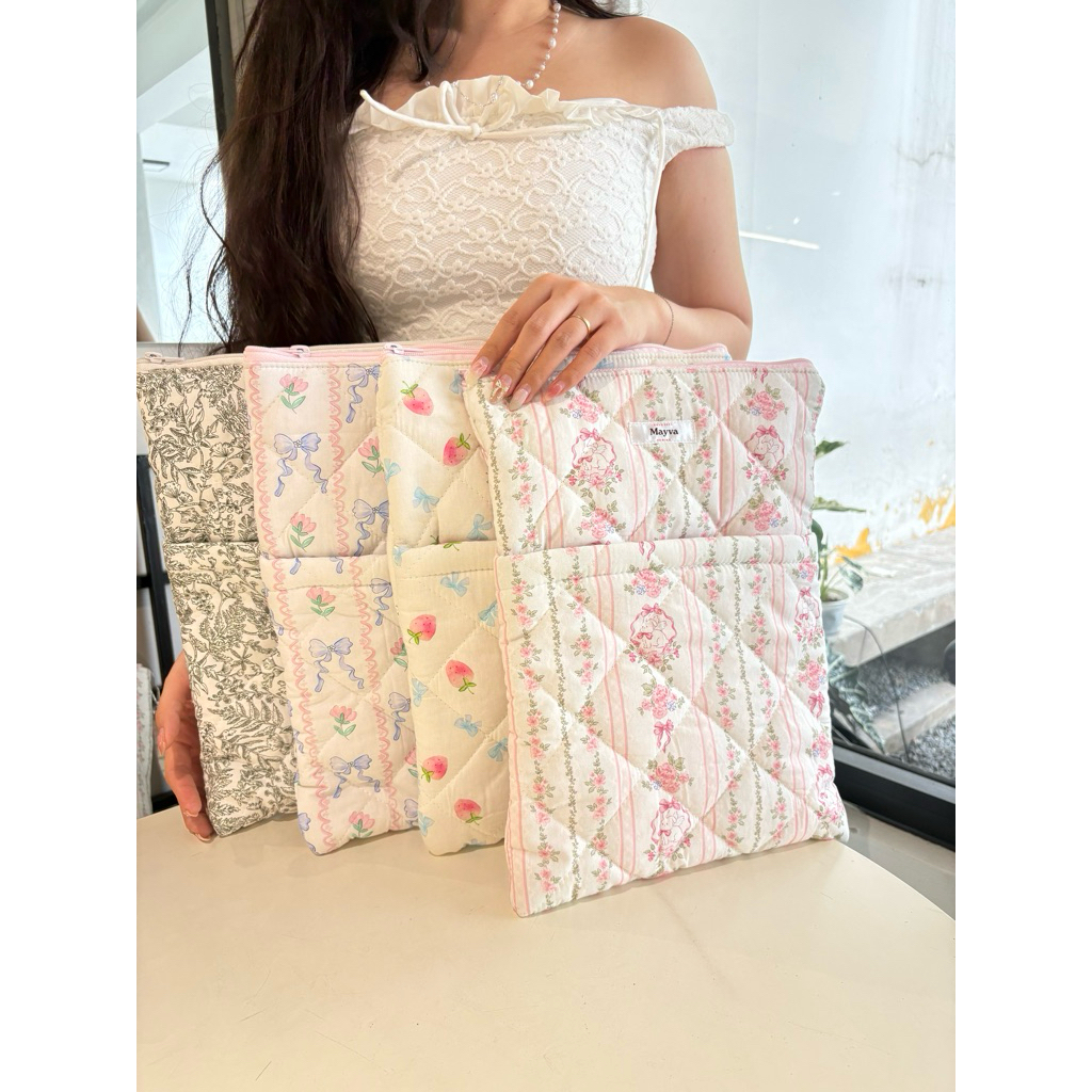 [NEW] Túi đựng Laptop Chần Bông/Bao Đựng Laptop 14/16 inch Handmade