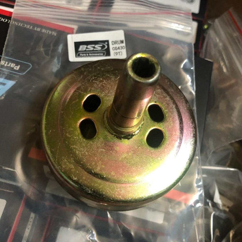 Chuông ly hợp máy cắt cỏ (loại 9 răng) CG430 CG520 GX31 GX35 HHT31S HHT35S FG100 TL33 TL43 TL52 CG33