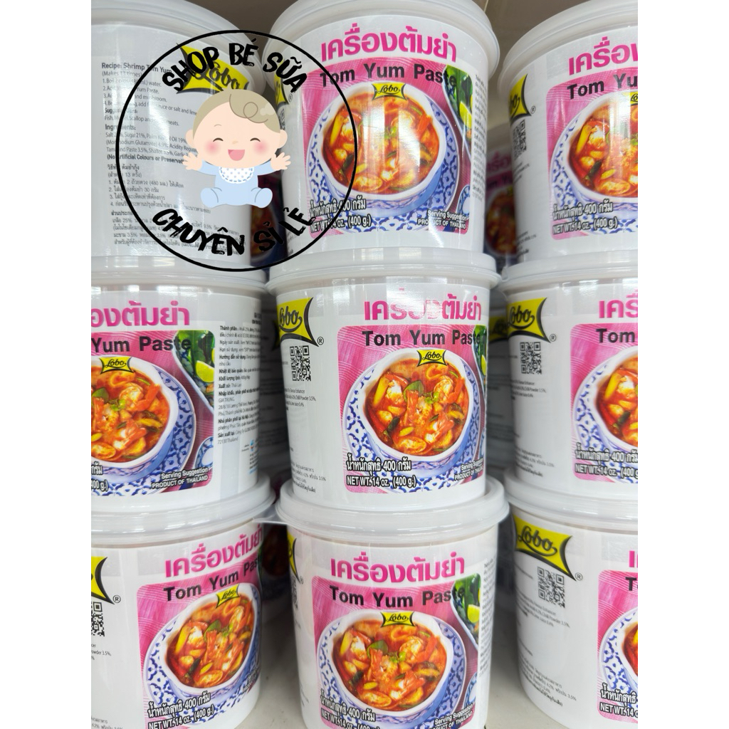 Gia Vị Lẩu Thái Hủ Lobo Tom Yum Paste 1 hủ 400g