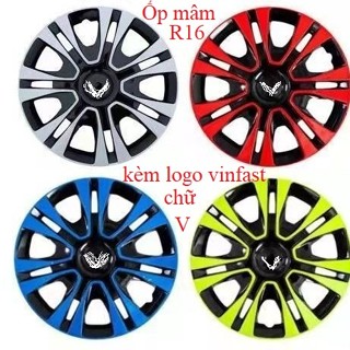 Ốp LAZANG VF3, VF5s, himo Grren ốp chụp mâm lazang lốp R16 inch , ốp độ bánh xe ô tô giả vành đúc - Ốp thời trang