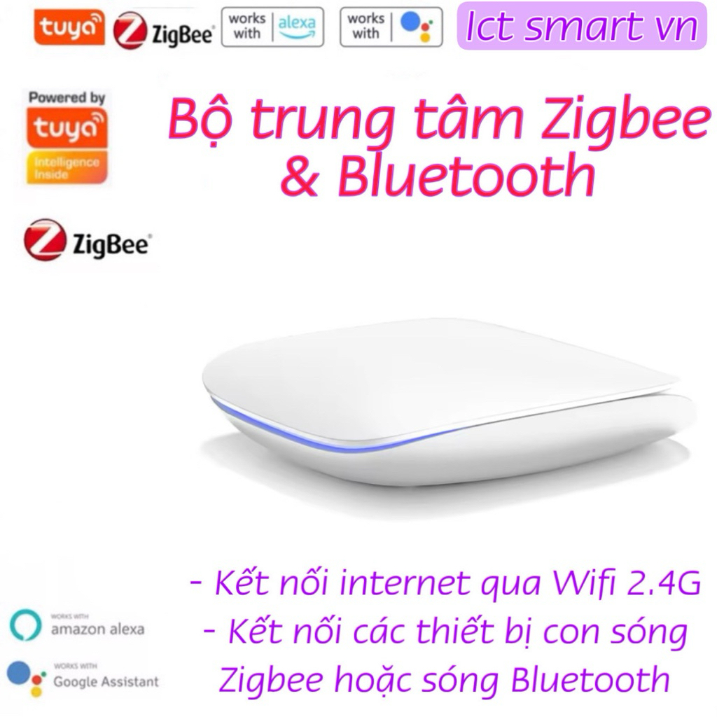 (Mẫu 2026) Bộ trung tâm Zigbee & Bluetooth Tuya