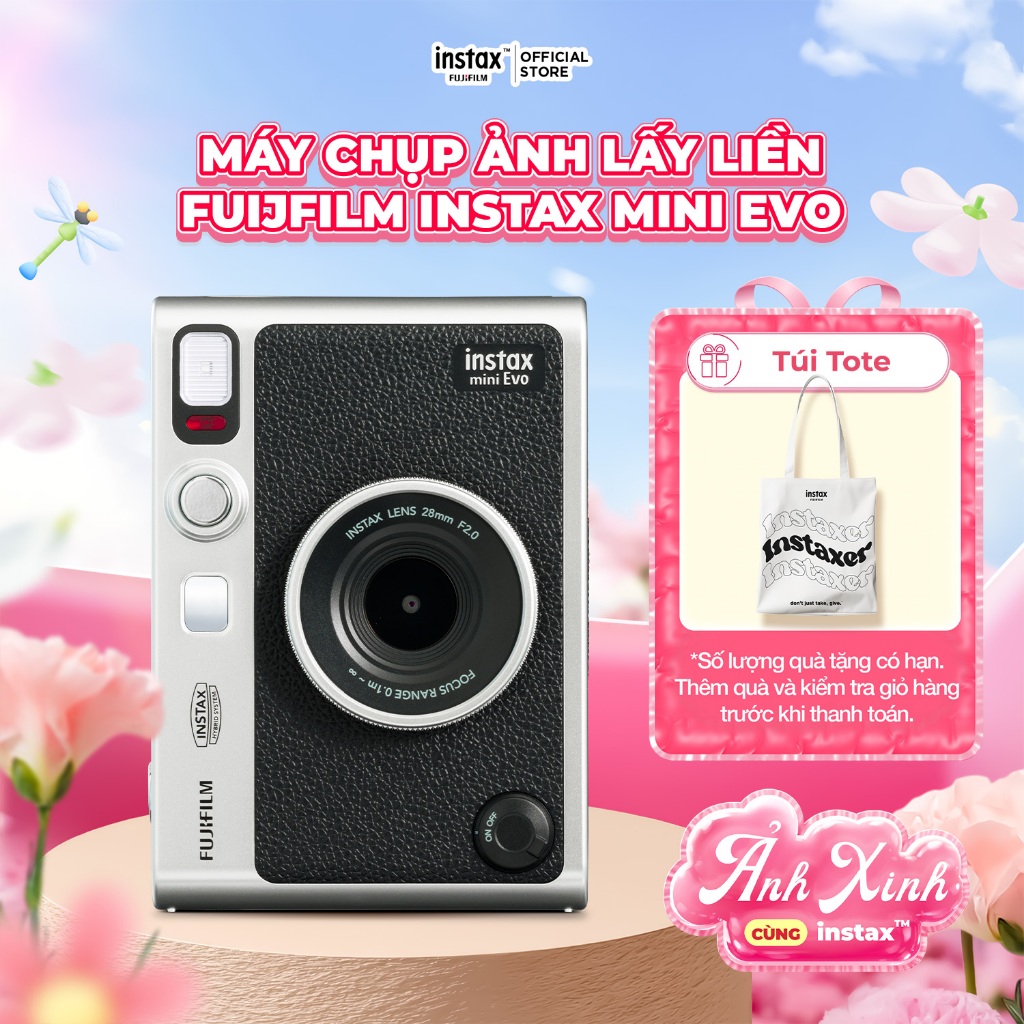 Máy Ảnh Chụp Lấy Liền Fujifilm Instax Mini Evo - Bảo Hành 1 Năm (Không Kèm Film)