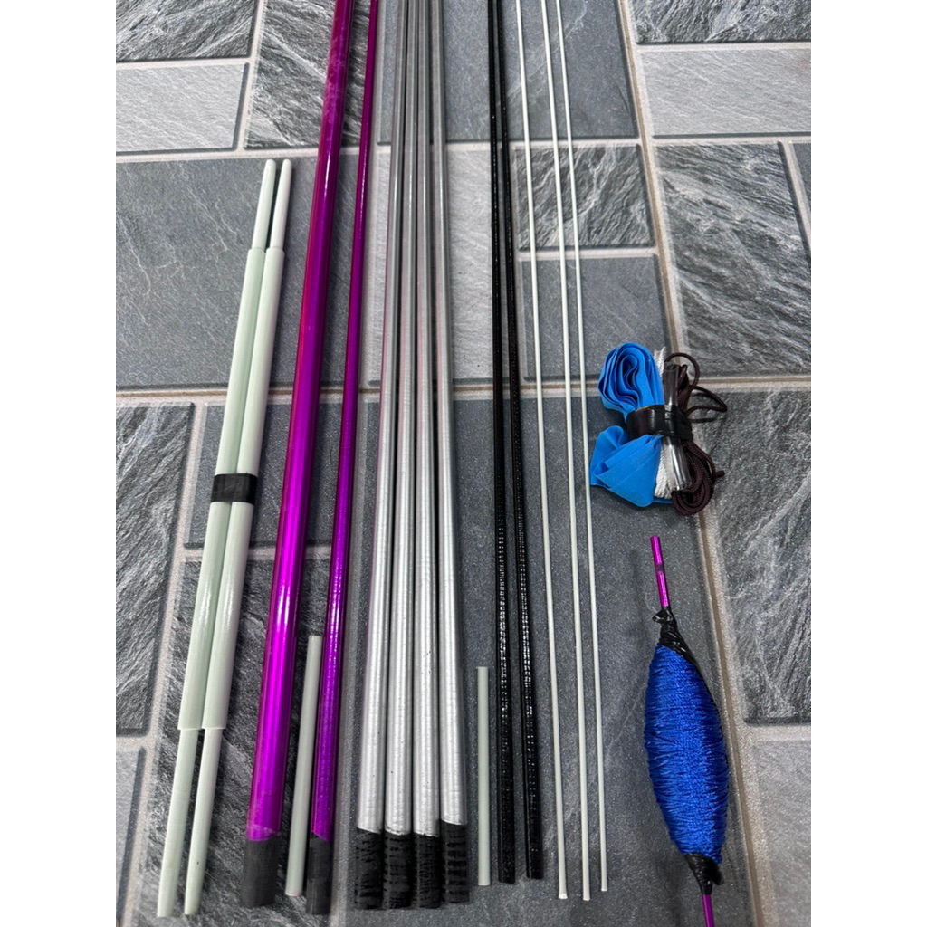 Combo diều Đuôi Cá 3m nan màu Tự Làm( Đã mài Phíp) Chưa đánh dấu. Có đầy đủ phụ kiện đi kèm dây go+t