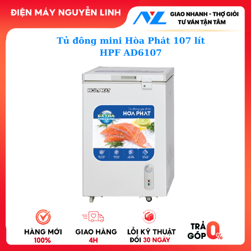Tủ đông mini Hòa Phát HPF AD6107 107 lít