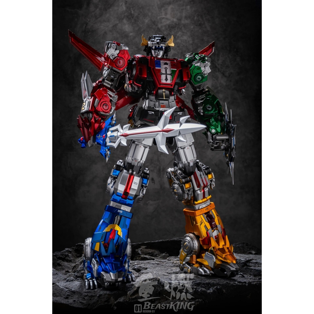 Mô hình dũng sĩ Hesman Voltron từ hãng Reborn Beast King 01