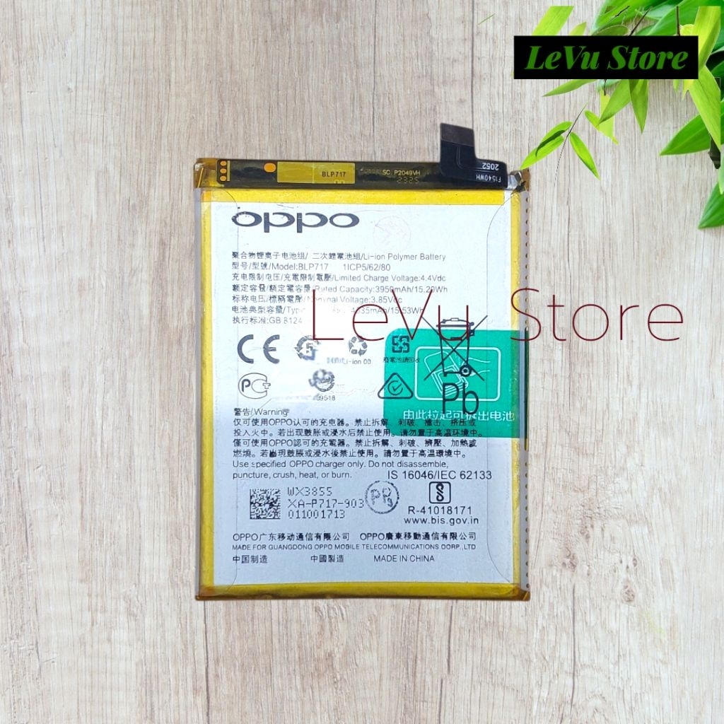 Pin Reno 2 [BLP717 / 4000mAh] Có Seal