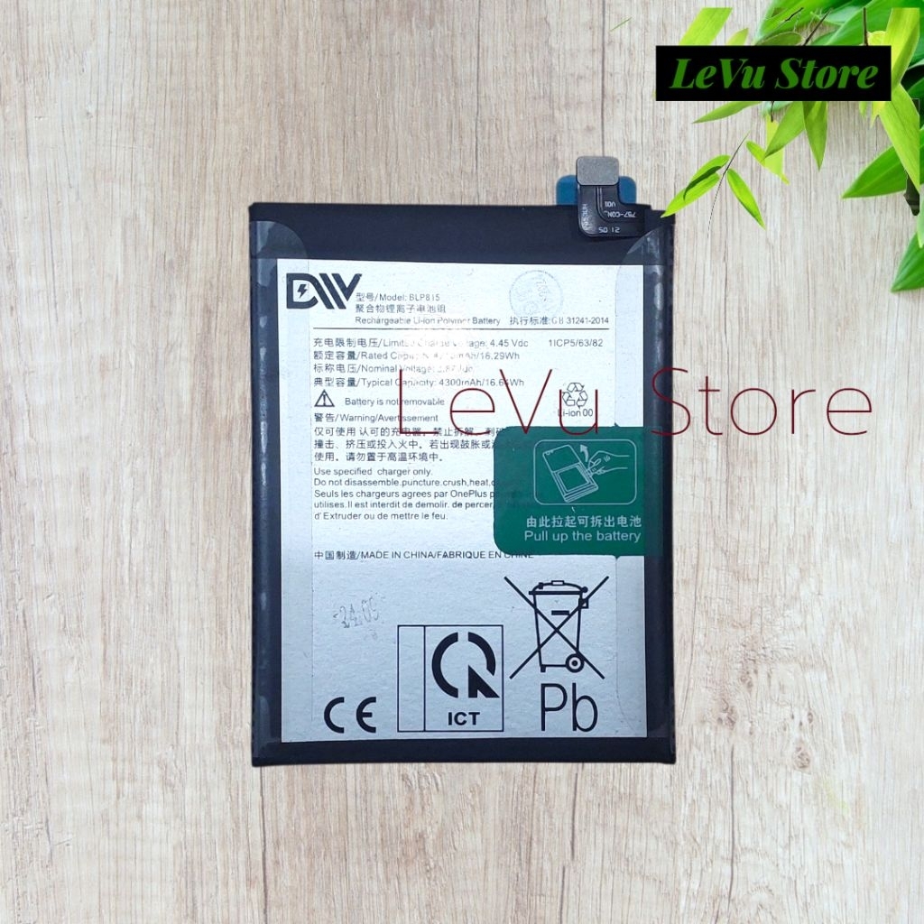 Pin OnePlus Nord N10 5G [BLP815 , 4300mAh] Hãng DV