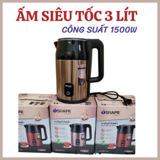 Ấm Siêu Tốc SFiRAP Dung Tích 3L - Ấm Đun Nước Siêu Tốc Công Nghệ Chống Nóng Cao Cấp An Toàn