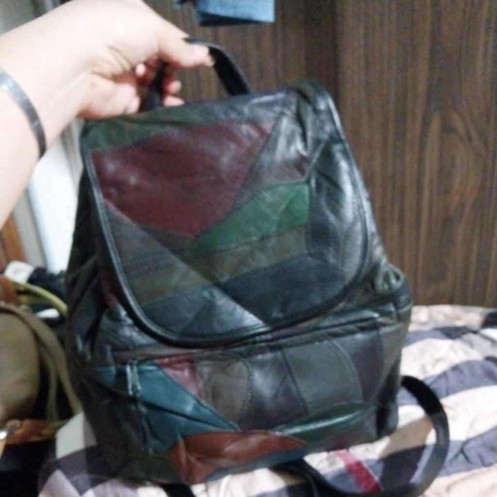 balo nam nữ da dê mềm xèo ghép vua a4 si Nhật size 33x30