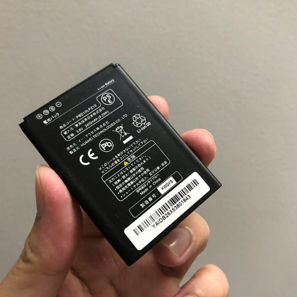 pin phát wifi Huawei GL10P zin bóc máy trên 95%