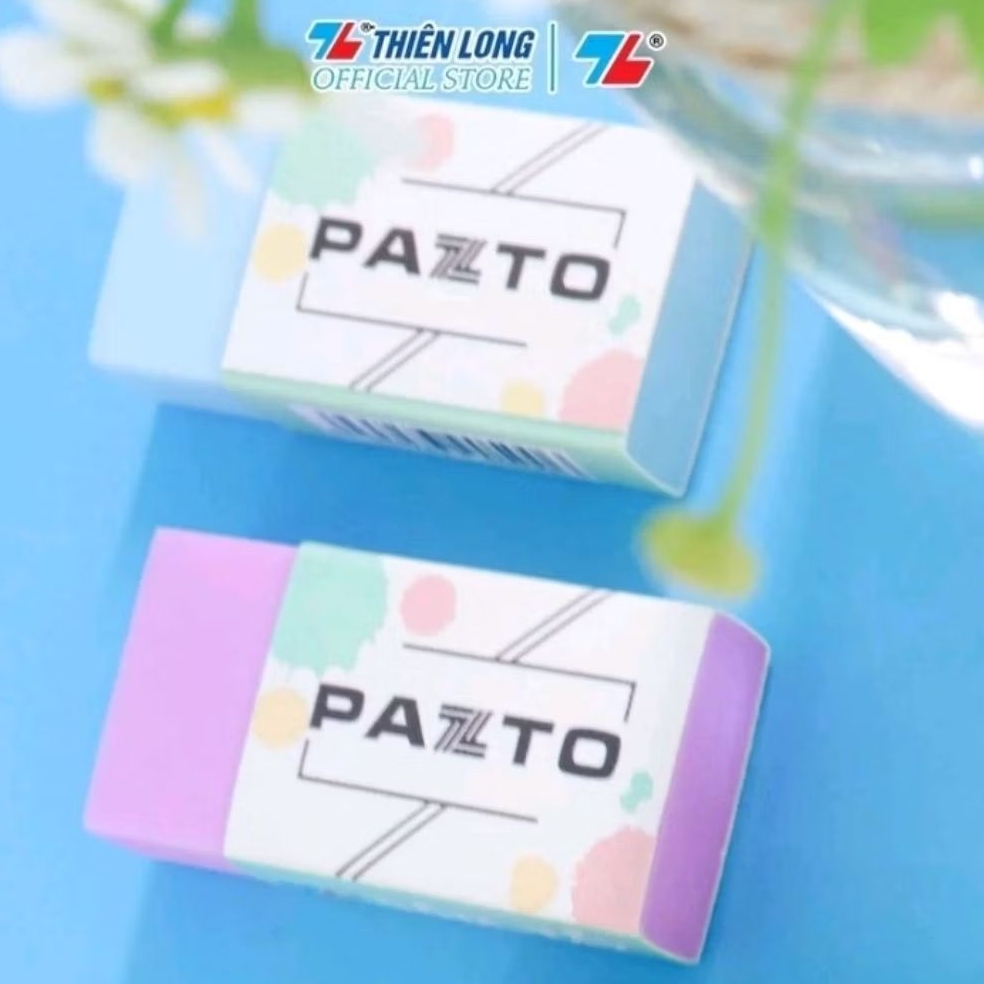 Sét 2 gôm tẩy Pazto Thiên Long không mùi tẩy siêu sạch